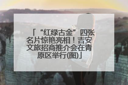 “红绿古金”四张名片惊艳亮相！吉安文旅招商推介会在青原区举行(图)