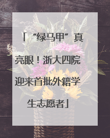 “绿马甲”真亮眼！浙大四院迎来首批外籍学生志愿者