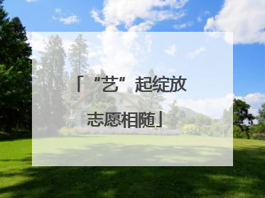 “艺”起绽放 志愿相随