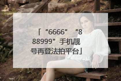 “6666”“888999”手机靓号再登法拍平台