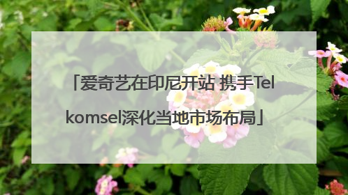 爱奇艺在印尼开站 携手Telkomsel深化当地市场布局