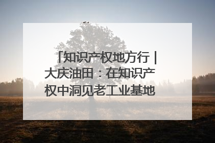 知识产权地方行｜大庆油田：在知识产权中洞见老工业基地的 “创新密码”