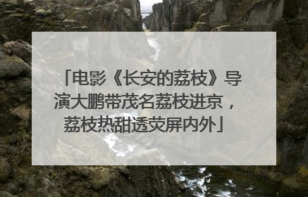 电影《长安的荔枝》导演大鹏带茂名荔枝进京，荔枝热甜透荧屏内外