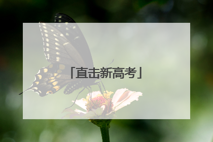 直击新高考