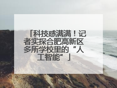科技感满满！记者实探合肥高新区多所学校里的“人工智能”