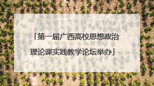 第一届广西高校思想政治理论课实践教学论坛举办