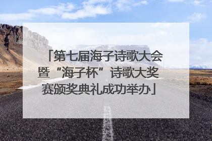 第七届海子诗歌大会暨“海子杯”诗歌大奖赛颁奖典礼成功举办