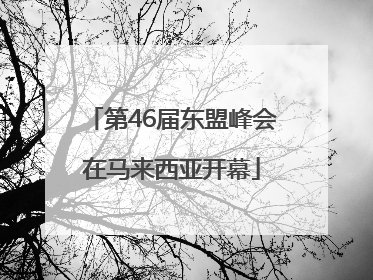 第46届东盟峰会在马来西亚开幕