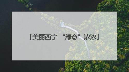 美丽西宁 “绿意”浓浓