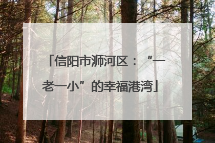 信阳市浉河区：“一老一小”的幸福港湾