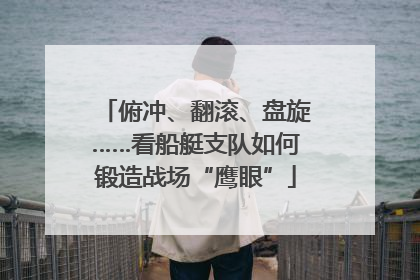 俯冲、翻滚、盘旋……看船艇支队如何锻造战场“鹰眼”