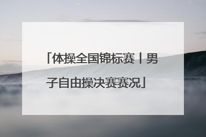 体操全国锦标赛丨男子自由操决赛赛况