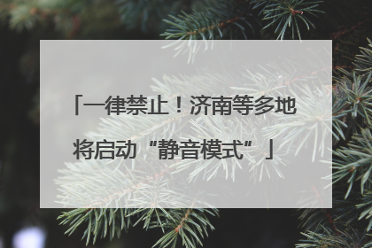 一律禁止！济南等多地将启动“静音模式”