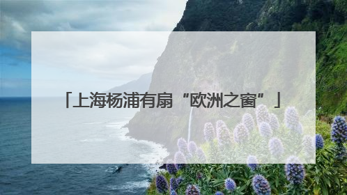 上海杨浦有扇“欧洲之窗”
