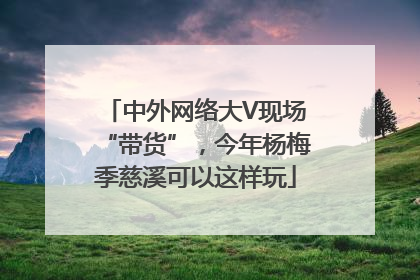 中外网络大V现场“带货”，今年杨梅季慈溪可以这样玩