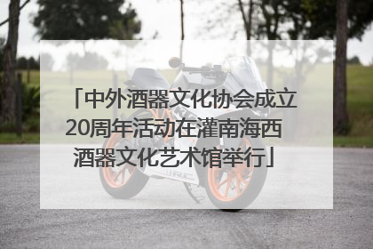 中外酒器文化协会成立20周年活动在灌南海西酒器文化艺术馆举行