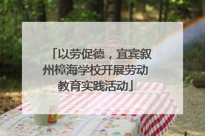 以劳促德，宜宾叙州樟海学校开展劳动教育实践活动