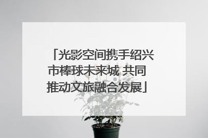 光影空间携手绍兴市棒球未来城 共同推动文旅融合发展