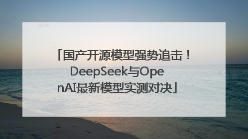 国产开源模型强势追击！DeepSeek与OpenAI最新模型实测对决