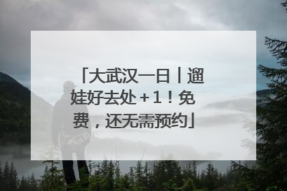 大武汉一日︱遛娃好去处＋1！免费，还无需预约