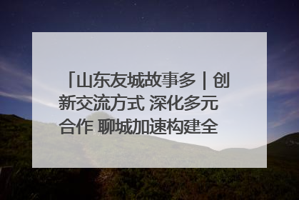 山东友城故事多｜创新交流方式 深化多元合作 聊城加速构建全球友城新格局