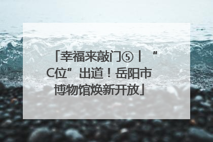 幸福来敲门⑤丨“C位”出道！岳阳市博物馆焕新开放