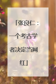 张良仁：一个考古学者决定当网红