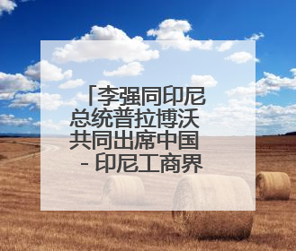 李强同印尼总统普拉博沃共同出席中国－印尼工商界晚宴并致辞