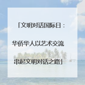 文明对话国际日：华侨华人以艺术交流串起文明对话之路
