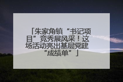 朱家角镇“书记项目”竞秀展风采！这场活动亮出基层党建“成绩单”