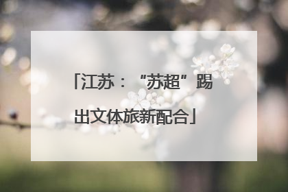 江苏：“苏超”踢出文体旅新配合