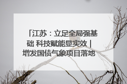 江苏：立足全局强基础 科技赋能显实效｜增发国债气象项目落地见效系列报道