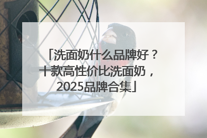 洗面奶什么品牌好？十款高性价比洗面奶，2025品牌合集