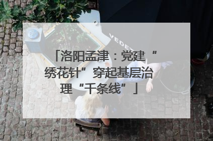 洛阳孟津：党建“绣花针”穿起基层治理“千条线”