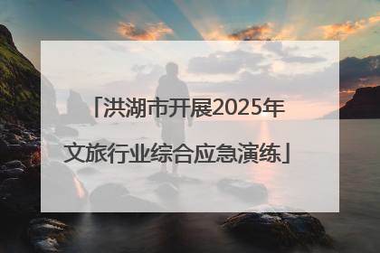 洪湖市开展2025年文旅行业综合应急演练