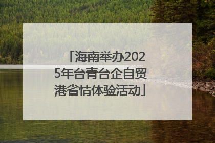 海南举办2025年台青台企自贸港省情体验活动