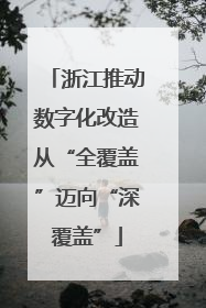 浙江推动数字化改造从“全覆盖”迈向“深覆盖”