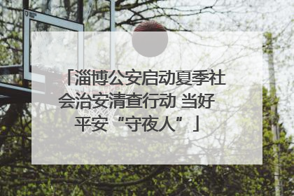 淄博公安启动夏季社会治安清查行动 当好平安“守夜人”