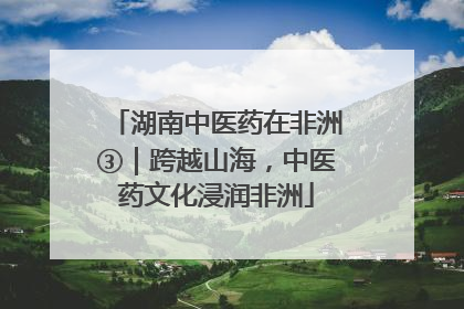 湖南中医药在非洲③｜跨越山海，中医药文化浸润非洲
