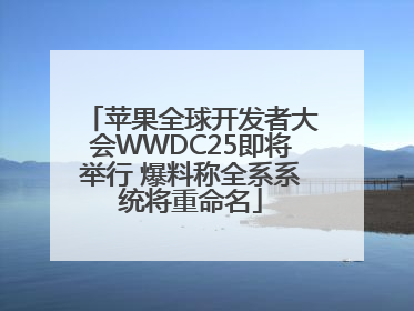 苹果全球开发者大会WWDC25即将举行 爆料称全系系统将重命名