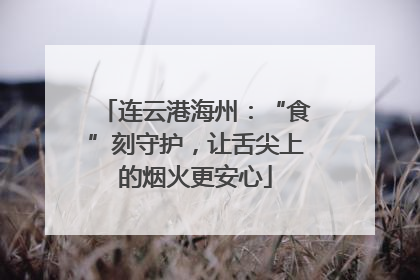 连云港海州：“食”刻守护，让舌尖上的烟火更安心