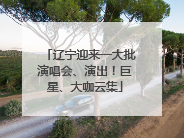 辽宁迎来一大批演唱会、演出！巨星、大咖云集