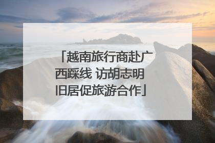 越南旅行商赴广西踩线 访胡志明旧居促旅游合作