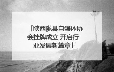 陕西陇县自媒体协会挂牌成立 开启行业发展新篇章