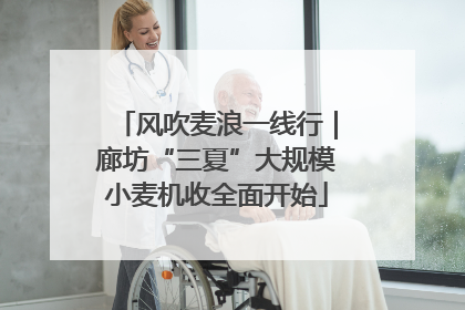 风吹麦浪一线行｜廊坊“三夏”大规模小麦机收全面开始