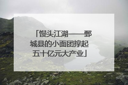 馒头江湖——鄄城县的小面团撑起五十亿元大产业