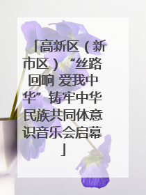 高新区（新市区）“丝路回响 爱我中华”铸牢中华民族共同体意识音乐会启幕