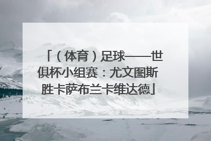 （体育）足球——世俱杯小组赛：尤文图斯胜卡萨布兰卡维达德