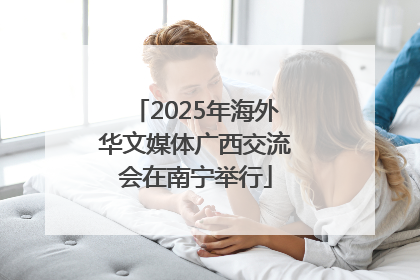 2025年海外华文媒体广西交流会在南宁举行